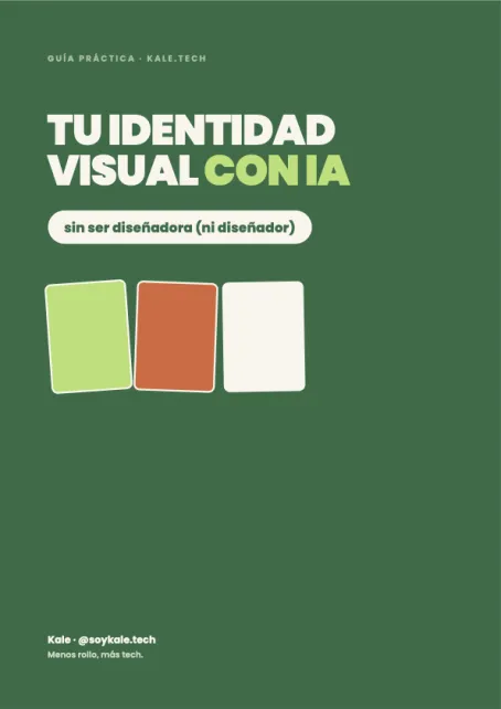 Portada de la guía Tu identidad visual con IA
